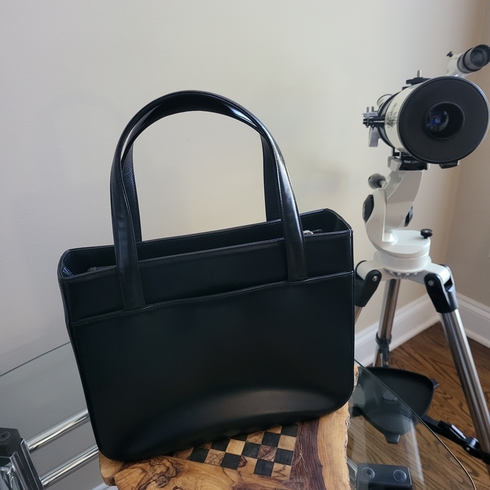 Burberry Burberrys Nova Check Handbag Leather Black..w/COA.. - Picture 2 of 16